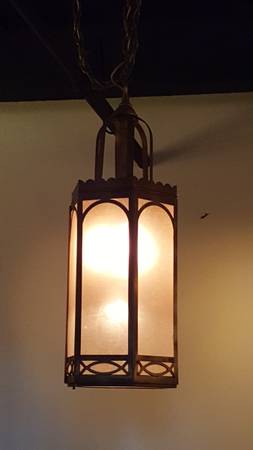 FABULOUS VINTAGE CHURCH LIGHT FIXTURE