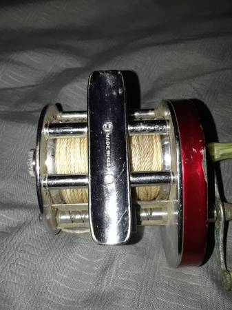 Sears Roebuck Co. Red Fishing Reel