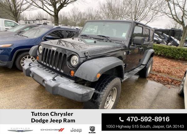 Used 2013 Jeep Wrangler Unlimited 4WD Convertible Sport