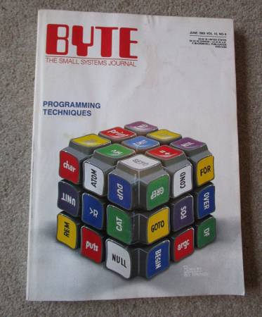 Two collectable Byte Magazines