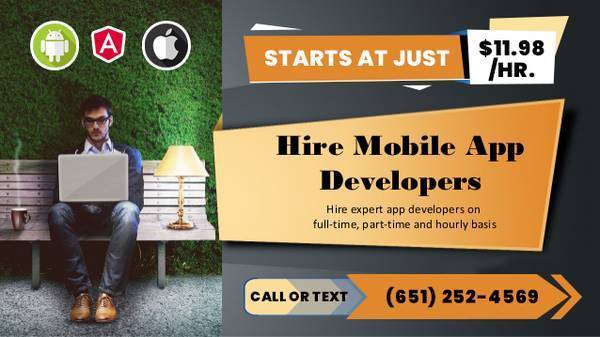 ?? Build Professional Mobile Apps With EVS ??Hire Developers @ $12/HR