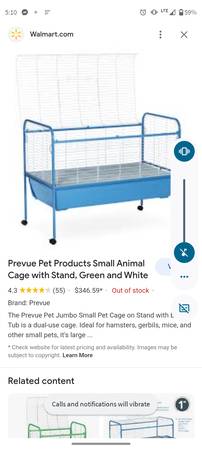 HUGE rabbit/guinea pig cage* Prevue