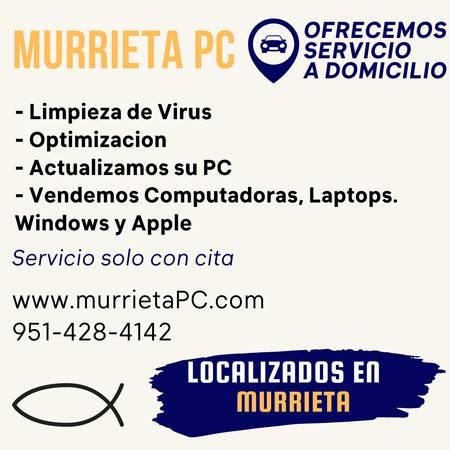 Reparacion de computadoras in Murrieta / Tambien a domicilio a domicil