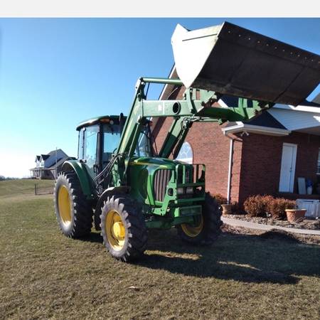 2007 6615 John Deere Tractor. Cab.