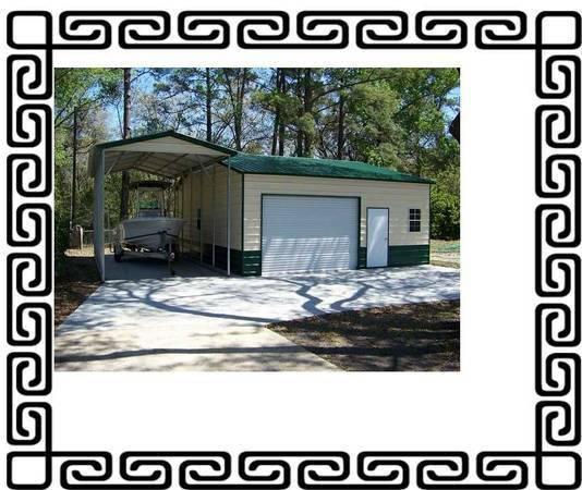 Metal Building Carport Shop, Storage Shed Barn, Metal Garage Carports