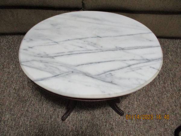 Marble top table