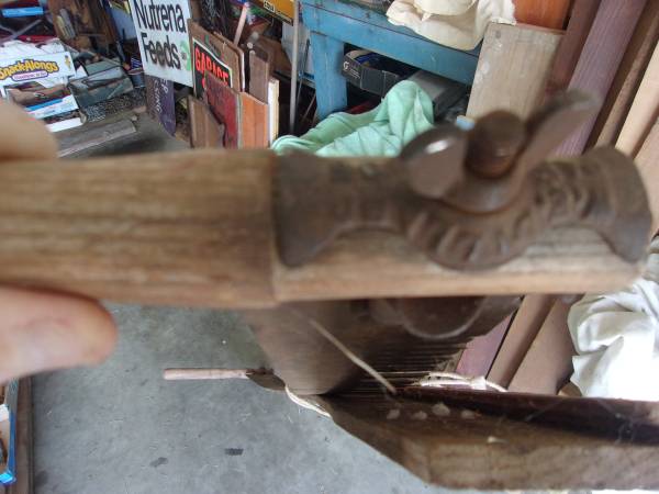 Dillard X Cut dated 1905 yr / 2 man saw blade protector not used