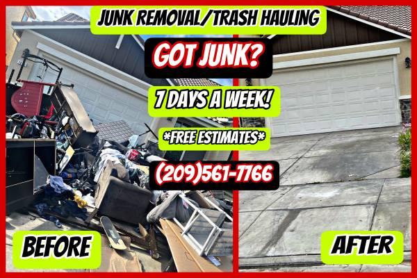 ??????JUNK REMOVAL/TRASH HAULING TREE TRIMMING 7 DAYS A WEEK????