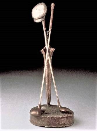 Bronze Sculpture “clubs” by Mark Hopkins Limited issue: Number 129