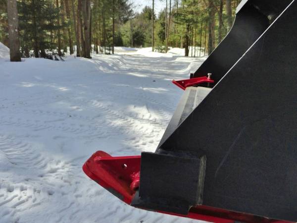 Tractor Loader Bucket Edge Tamer For John Deere Kubota On Snow, Mulch