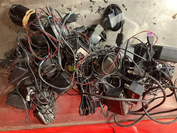 Chargers,transformers cables,coax,etc