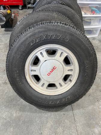 GMC rims and tires