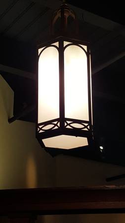 FABULOUS VINTAGE CHURCH LIGHT FIXTURE