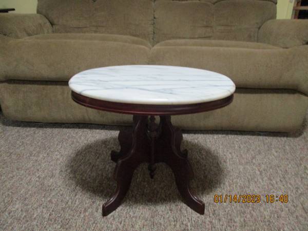 Marble top table