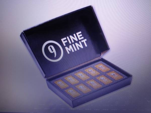 REDUCED! Silver – 9 Fine Mint Box Set of 10