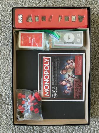 Monopoly Board Game Stranger Things Edition