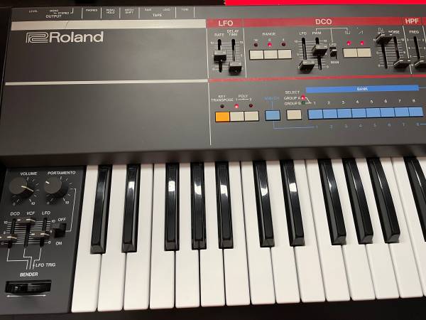 Roland Juno-106 analog synth