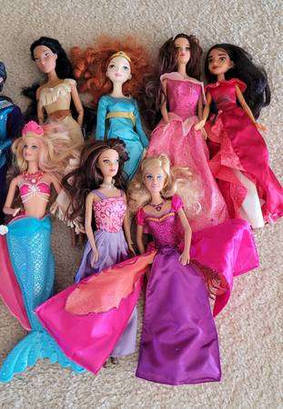 Princess Barbie Doll Lot