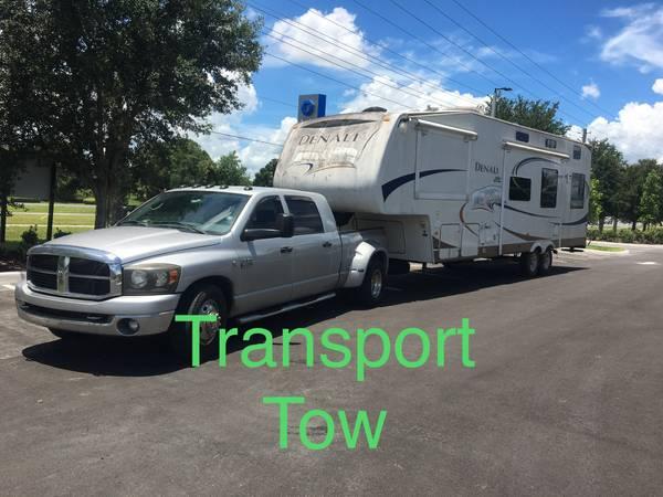 Friend With a Truck, Transport, Towing 5th wheel, trailer transport