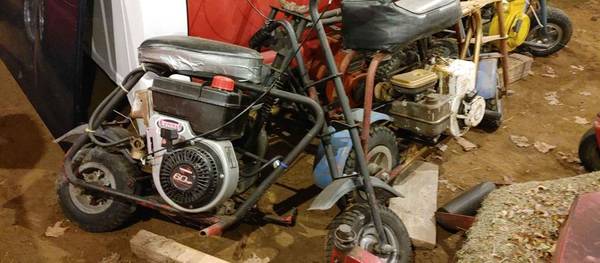 5 Old school Minibike lot