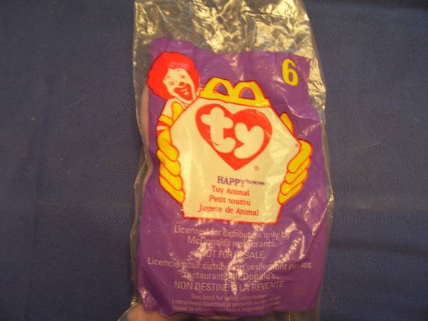 MCDONALDS TEENIE BEANIE BABIES 1998 SERIES