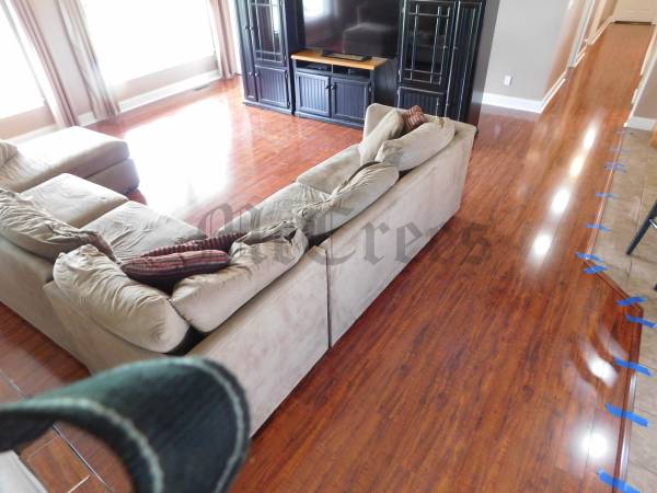 Flooring installation Credit cards excepted