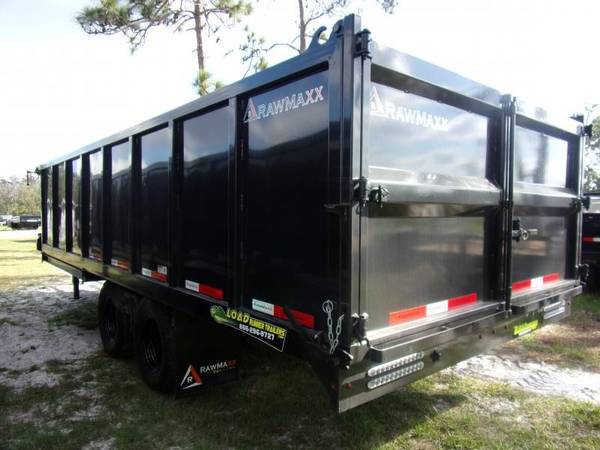 *123953* 8×20 Gooseneck Dump Trailer |LRT Haulers & Trailers 8 x 2