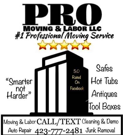 PRO Moving & Labor LLC #1 5.0 RATED