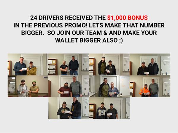 Class A CDL Job – $1,000 Mileage Bonus – 7 Days ON / Any Days OFF