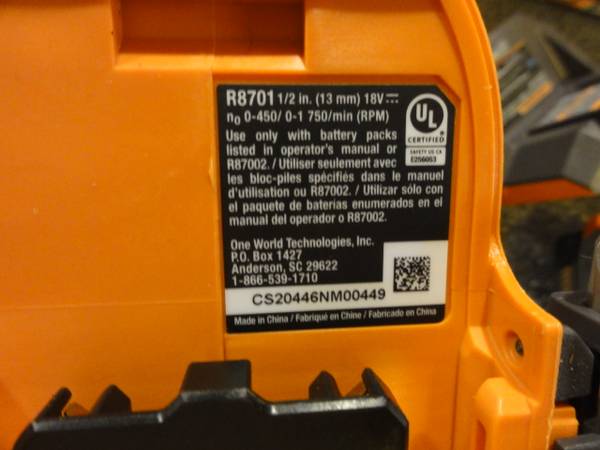 Ridgid 1/2″ Brushless Compact Drill Kit, 2 Batt, Bag