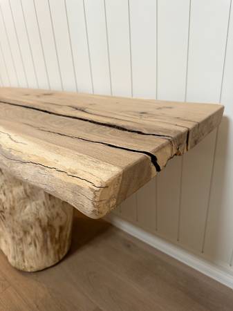 Live Edge Console Table