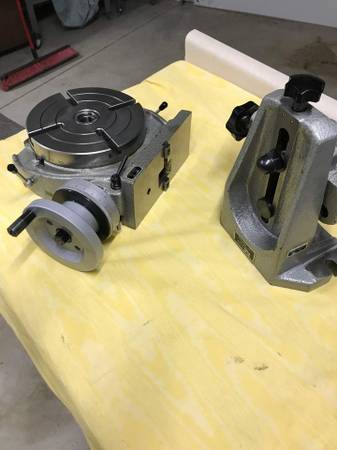 8″ Phase ll Rotary Table and Tailstock