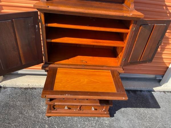 Victorian Walnut Desk Organizer