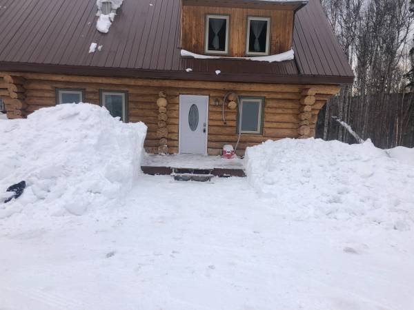 Roof snow removal