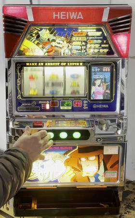 QUARTER / TOKEN LUPIN SLOT MACHINE, MANUAL