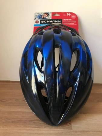 SCHWINN ADULT BLUE HELMET EASY FIT ADJUSTMENTS GREAT VENTILATION [NEW]