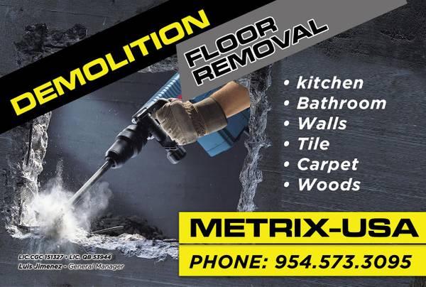 CHEAP TRASH REMOVAL // DEMOLITION SERVICE//TILE REMOVAL//