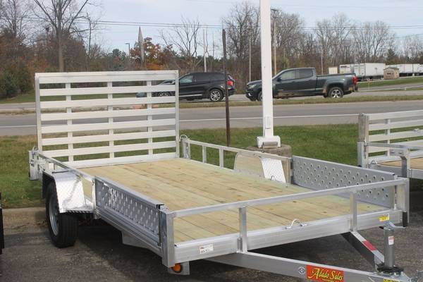 2022 Quality Steel & Aluminum 7X12 7×14 ATV trailer Starting at