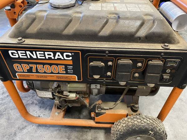 Generac gp7500e generator