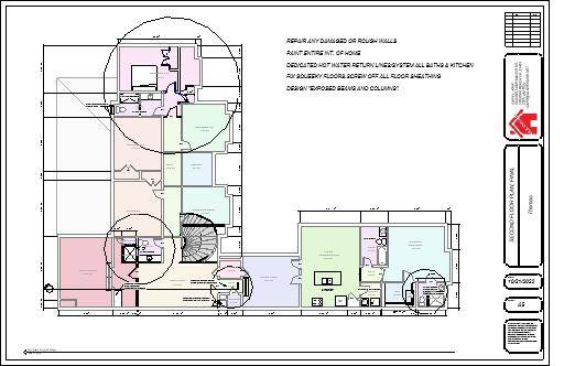 Residential Building Permit Plans in 3D