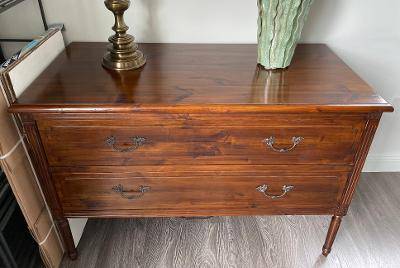 Antique chest, dresser, two drawers, furniture