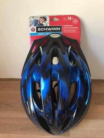 SCHWINN ADULT BLUE HELMET EASY FIT ADJUSTMENTS GREAT VENTILATION [NEW]