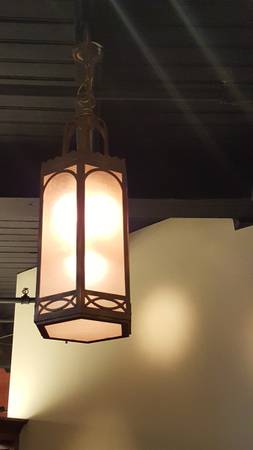 FABULOUS VINTAGE CHURCH LIGHT FIXTURE