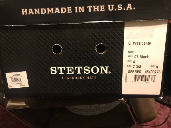 Stetson 100X Cowboy Hat