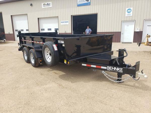 2023 Behnke Enterprises LPD83X14E802 14′ Dump Trailer W/ 8000# AXL