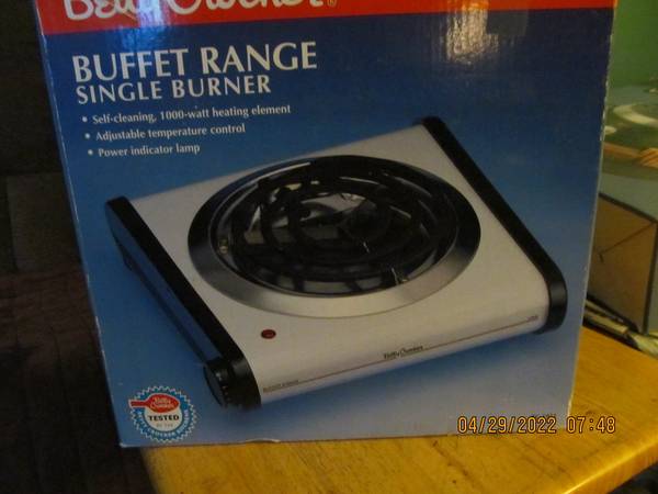 betty Crocker hot plate