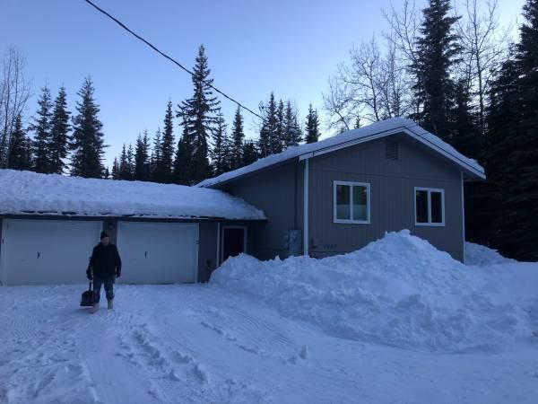 Roof snow removal