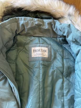 braetan women’s teal coat 10971