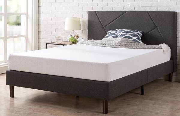 Queen Lo-Profile BED & Queen MEMORY FOAM MATTRESS-New in Box