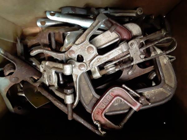 41 Assorted C-Clamps & Plier Toggle Clamps